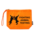 Fighting Animal Testing Fluoro Orange Tote Bag